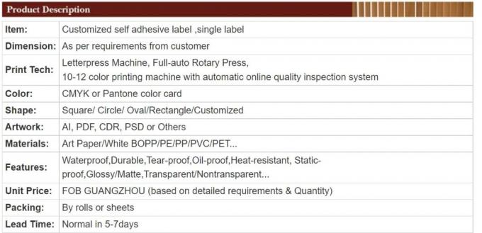 Kendine yapışkan Logo Şarap Şişesi Etiketi Su ge&ccedil;irmez PVC Vinyl Die Cut Sticker Etiketi 9