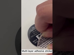 El dezenfektanı küçültücü kolye etiketleri su geçirmez çevre dostu kırılgan çıkartmalar özelleştirilmiş