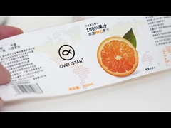 Şarap Şişesi Etiketi Kişiselleştirilmiş Yuvarlak Rulo ile Su geçirmez Ambalajlar için Islak Yapıştırıcı Etiketi