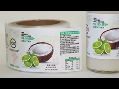 İçecek şişesi etiketleri için mükemmel üretim kapasitesine sahip özel paket yuvarlak çıkartma etiketleri