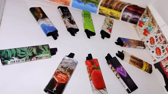 Su geçirmez isim etiketleri baskı çıkartmaları vinil ölçekli yapışkan etiket