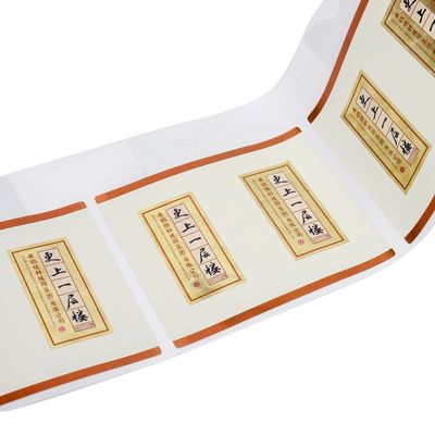 Su geçirmez şeffaf çıkartma kağıt rulo baskı özel logo yapışkan çıkartma etiketi