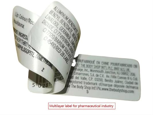 Custom Pharmaceutical Labels For Waterproof Stickers Label Printing